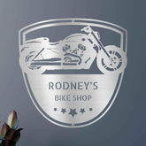 Motorcycle Wall Art - Custom Metal Sign - GiFTiFY