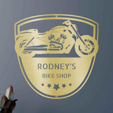 Motorcycle Wall Art - Custom Metal Sign - GiFTiFY