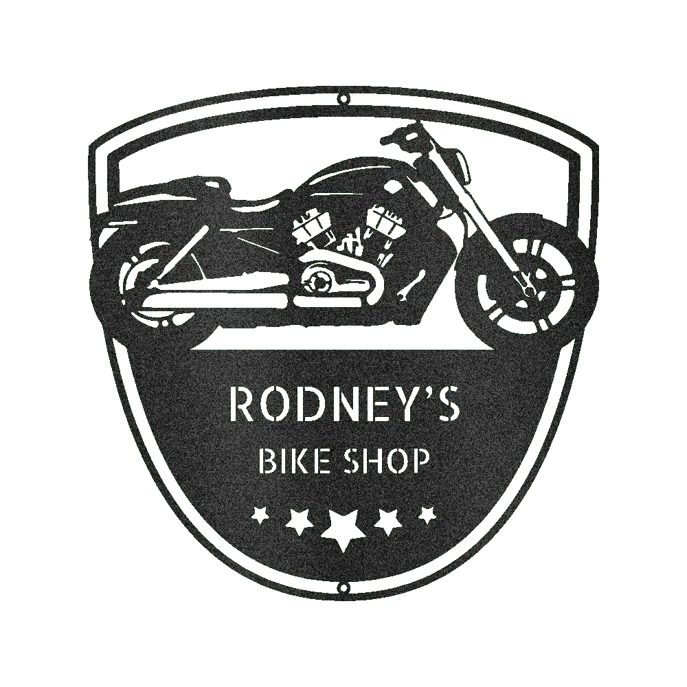 Motorcycle Wall Art - Custom Metal Sign - GiFTiFY