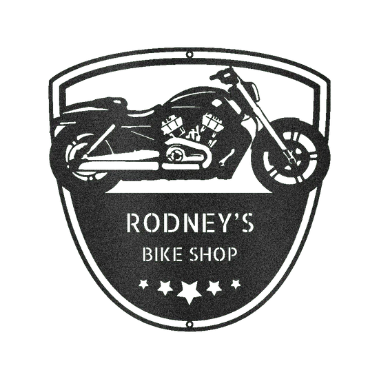 Motorcycle Wall Art - Custom Metal Sign - GiFTiFY