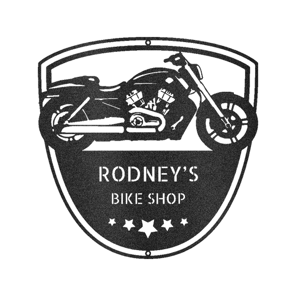 Motorcycle Wall Art - Custom Metal Sign - GiFTiFY