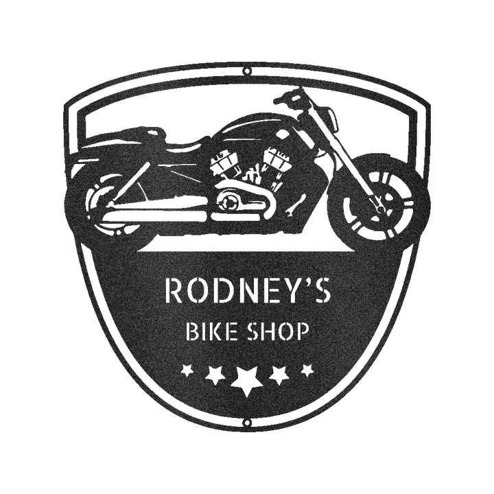 Motorcycle Wall Art - Custom Metal Sign - GiFTiFY