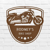 Motorcycle Wall Art - Custom Metal Sign - GiFTiFY