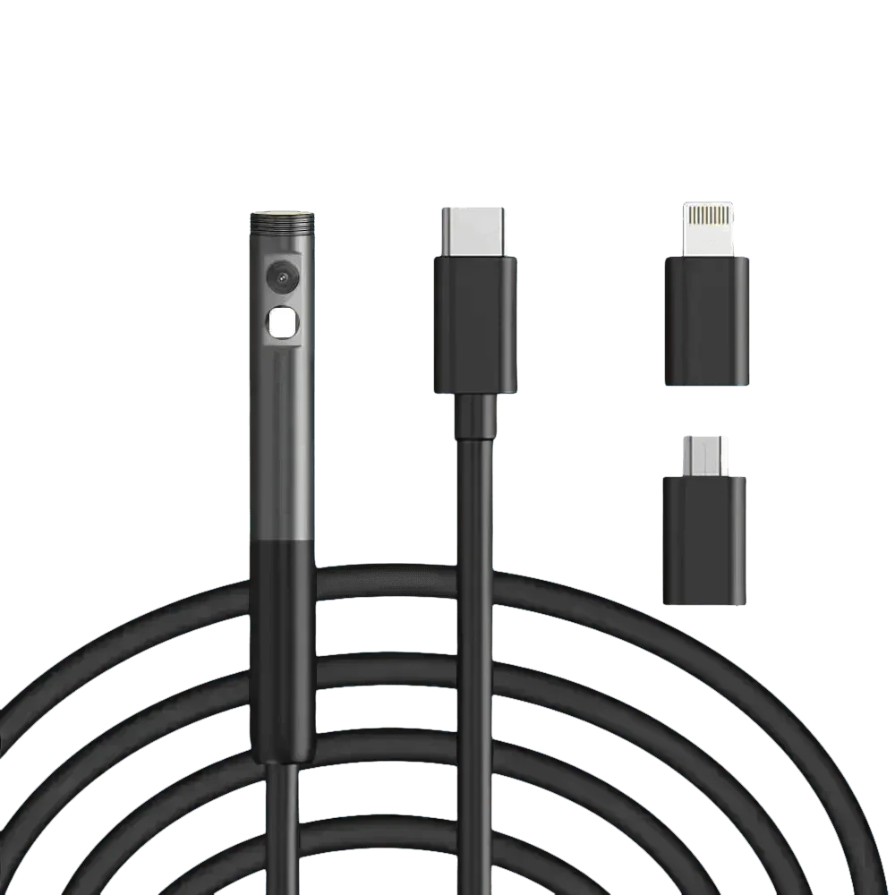 Multi Connector Wifi Endoscope Camera 8mm Dual Lens - GiFTiFY