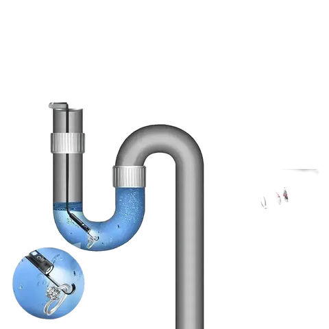 Endoscope camera with attachments.