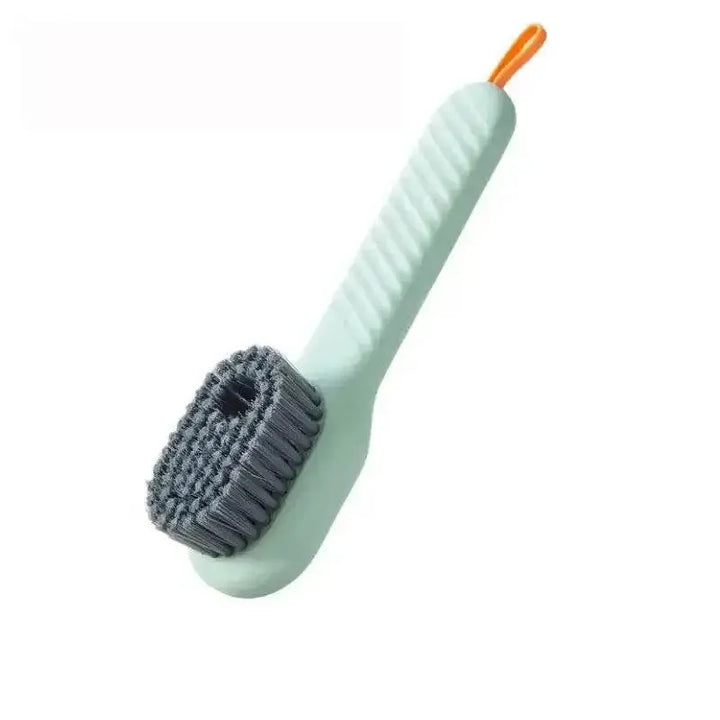Multifunction Cleaning Shoe Brush Soft Automatic Liquid Shoe Brush Long Handle Clothes Soap Brush With Hook Clean Tool - GiFTiFY