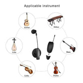 Musical Instrument Portable Suckedd Cup Wireless Microphone Voice Recording Live Show for Guitar Viola Cello Mandolin Violin - GiFTiFY