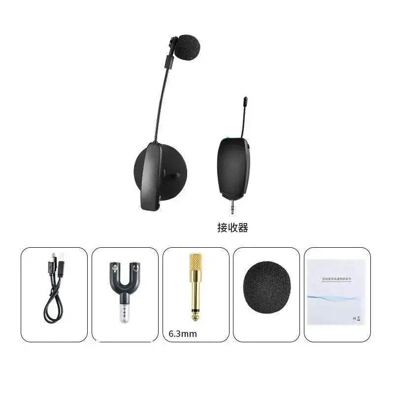 Musical Instrument Portable Suckedd Cup Wireless Microphone Voice Recording Live Show for Guitar Viola Cello Mandolin Violin - GiFTiFY