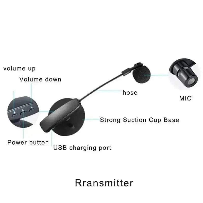 Musical Instrument Portable Suckedd Cup Wireless Microphone Voice Recording Live Show for Guitar Viola Cello Mandolin Violin - GiFTiFY