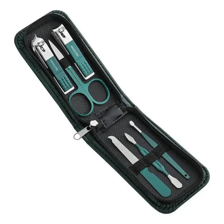 Nail Scissors Set Household High End Mens And Womens Special Nail Clippers Manicure Beauty Tools 6 Piece Portable Household - GiFTiFY