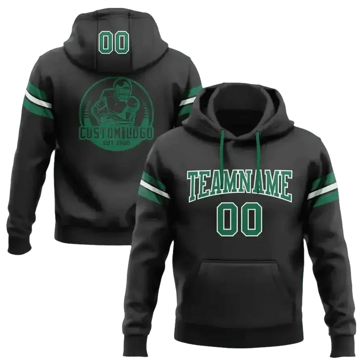 Navy and Gold Football Hoodie 4XL Men - GiFTiFY