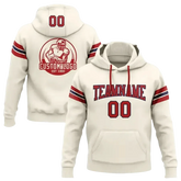 Navy and Gold Football Hoodie 4XL Men - GiFTiFY