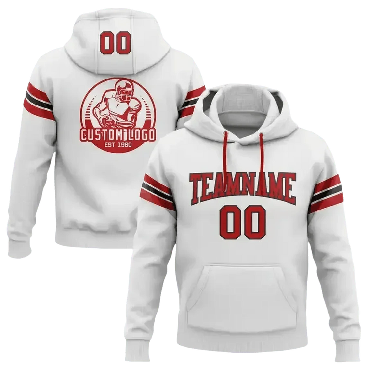 Navy and Gold Football Hoodie 4XL Men - GiFTiFY