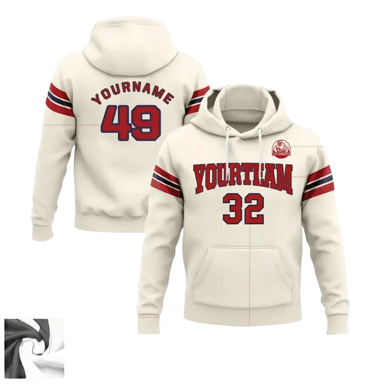 Navy and Gold Football Hoodie 4XL Men - GiFTiFY