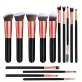 NEW 14PCS Makeup Brushes Set Soft Fluffy Foundation Blush Powder Eyeshadow Blending Female Cosmetics Beauty Tool - GiFTiFY
