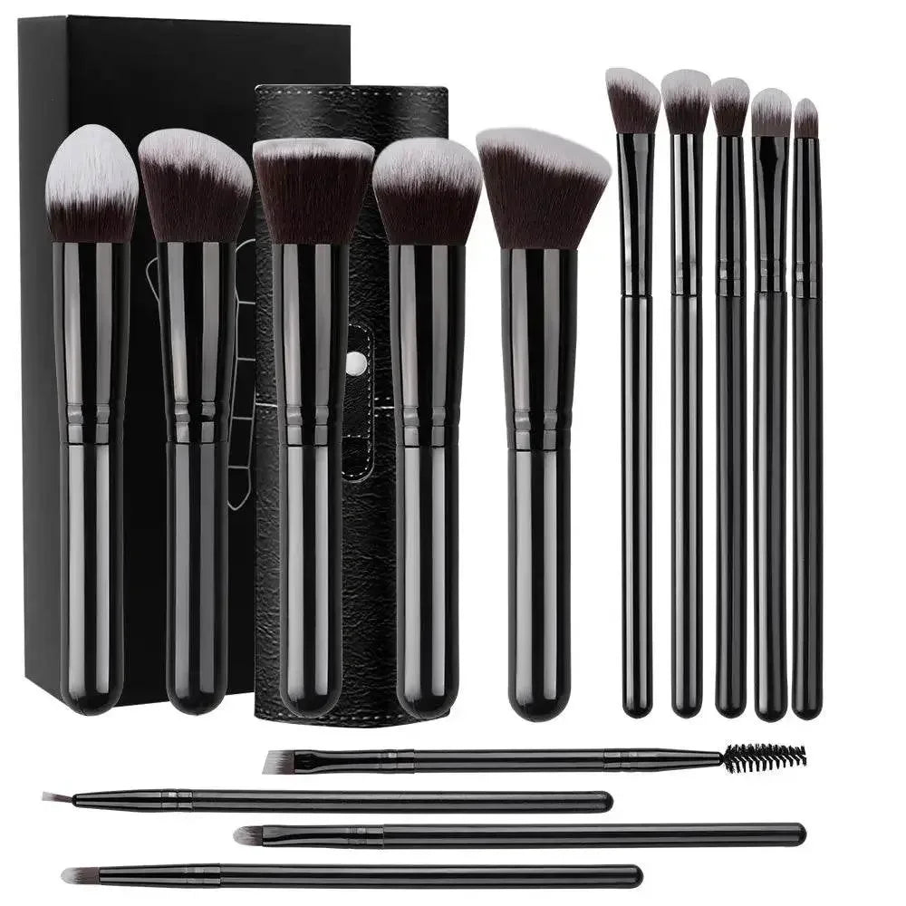 NEW 14PCS Makeup Brushes Set Soft Fluffy Foundation Blush Powder Eyeshadow Blending Female Cosmetics Beauty Tool 14PCS Makeup Brushes Set by Dropshee