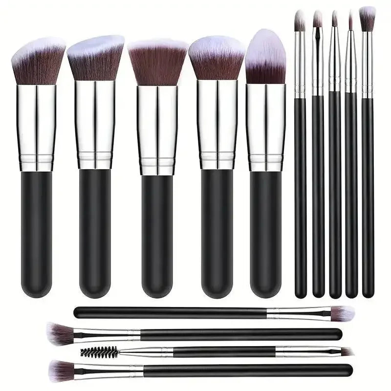 NEW 14PCS Makeup Brushes Set Soft Fluffy Foundation Blush Powder Eyeshadow Blending Female Cosmetics Beauty Tool 14PCS Makeup Brushes Set by Dropshee