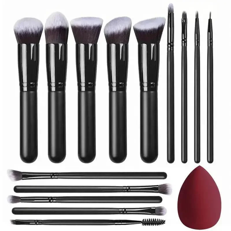 NEW 14PCS Makeup Brushes Set Soft Fluffy Foundation Blush Powder Eyeshadow Blending Female Cosmetics Beauty Tool 14PCS Makeup Brushes Set by Dropshee