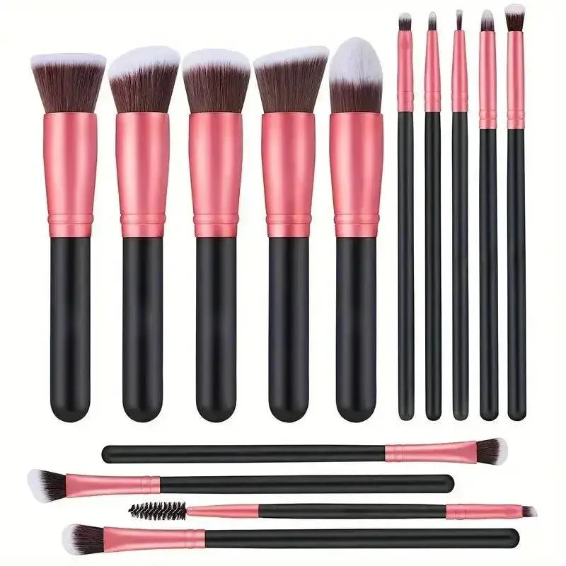 NEW 14PCS Makeup Brushes Set Soft Fluffy Foundation Blush Powder Eyeshadow Blending Female Cosmetics Beauty Tool 14PCS Makeup Brushes Set by Dropshee