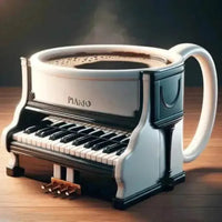 New Creative Musical Instrument Coffee Cup Guitar Pattern Mug Summer And Winter Drink Cup