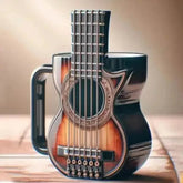 New Creative Musical Instrument Coffee Cup Guitar Pattern Mug Summer And Winter Drink Cup Music Lovers Holiday Gift - GiFTiFY