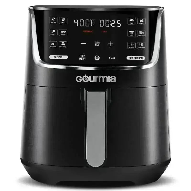 New Gourmia 4-Quart Digital Air Fryer with 12 One-Touch Presets Air Fryer by DSERS