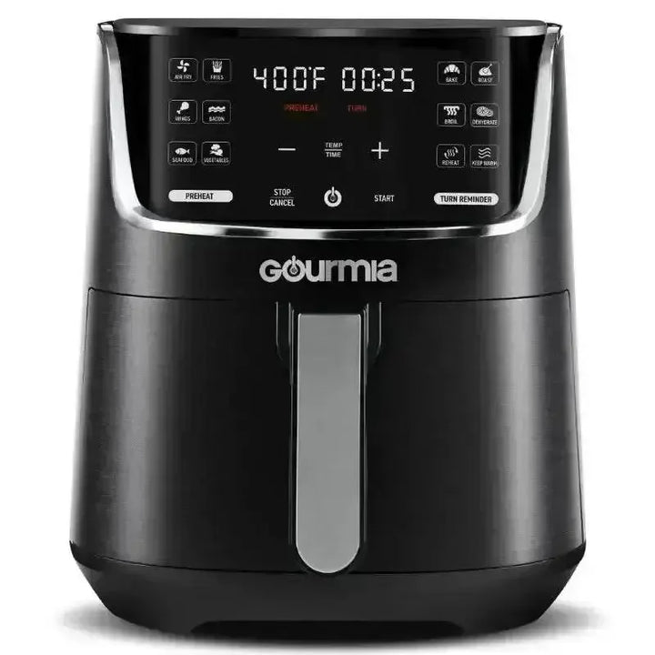 New Gourmia 4-Quart Digital Air Fryer with 12 One-Touch Presets - GiFTiFY
