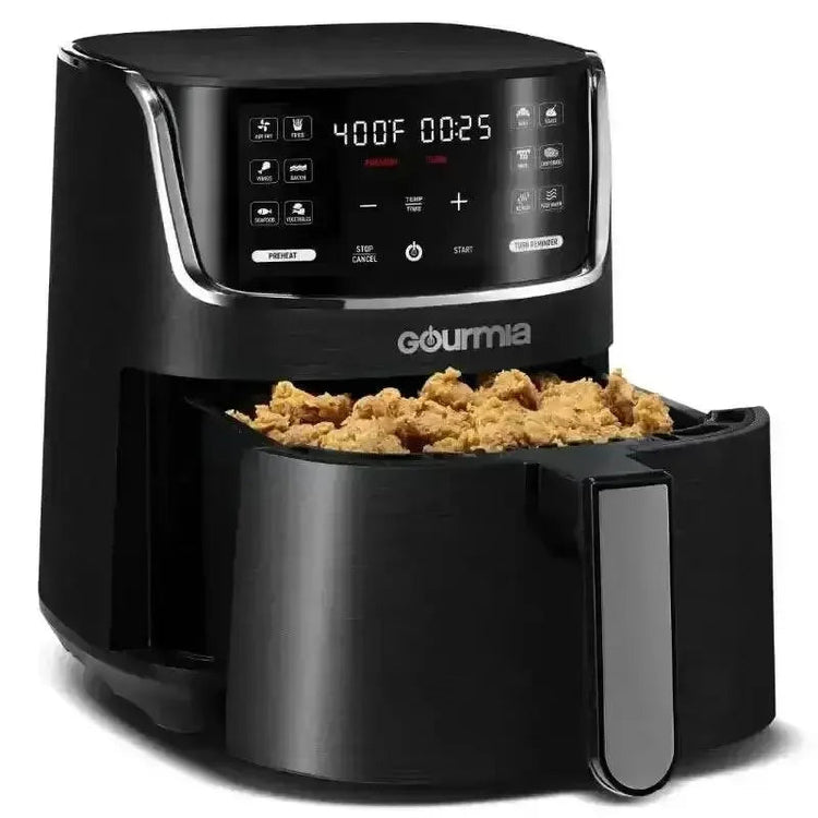 New Gourmia 4-Quart Digital Air Fryer with 12 One-Touch Presets - GiFTiFY