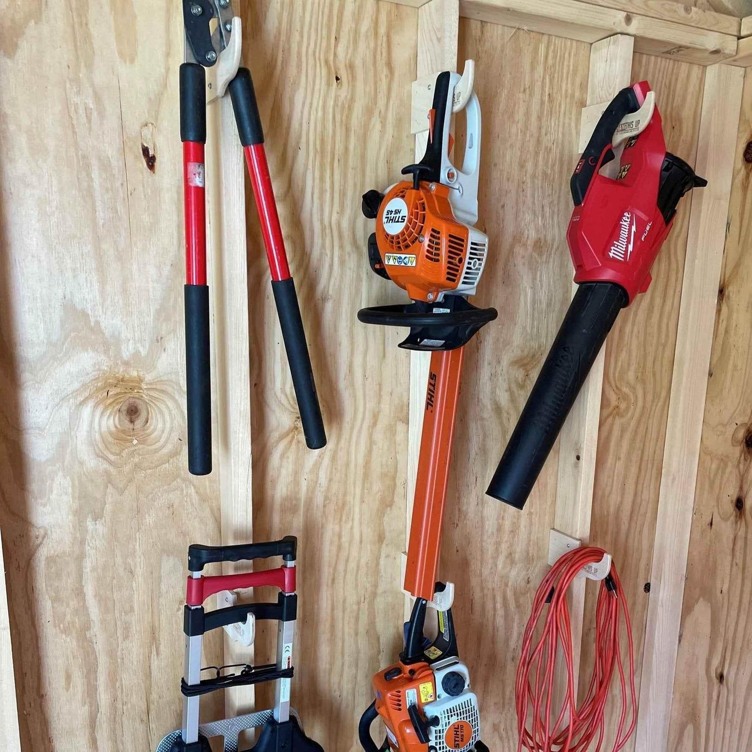 Complete Shed Organization Kit – Yard & Garden Tool Storage System - GiFTiFY