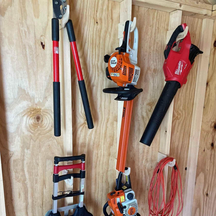 Complete Shed Organization Kit – Yard & Garden Tool Storage System - GiFTiFY