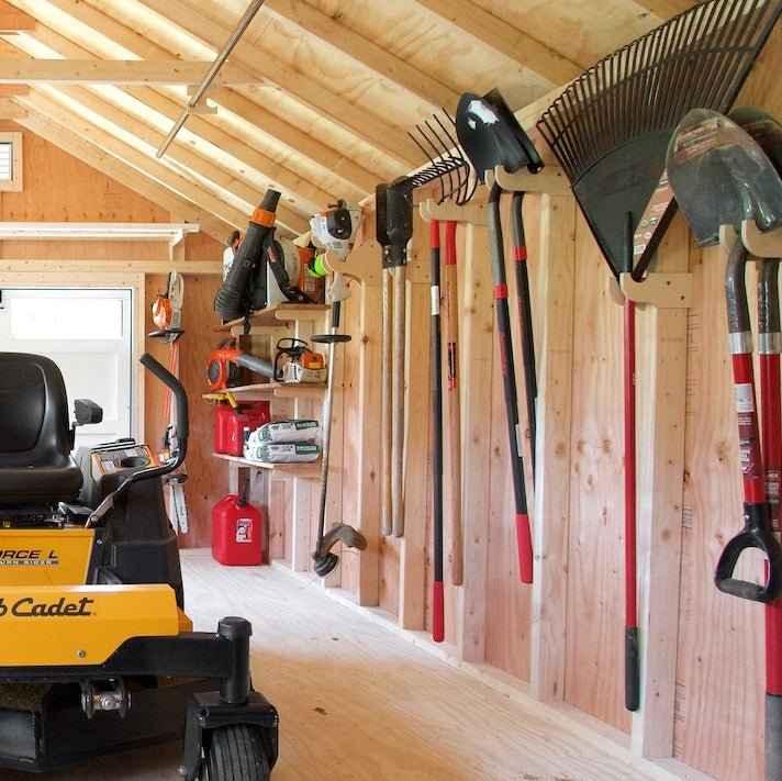 Complete Shed Organization Kit – Yard & Garden Tool Storage System