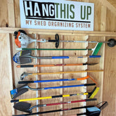 Complete Shed Organization Kit – Yard & Garden Tool Storage System - GiFTiFY