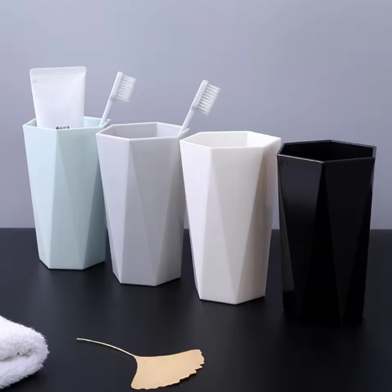 Plastic Mouthwash Cup 300ML Portable Teeth Brushing Cup Bathroom GiFTiFY