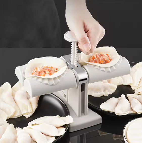 DIY Automatic Dumpling Machine Double Head Press Mold Empanadas GiFTiFY