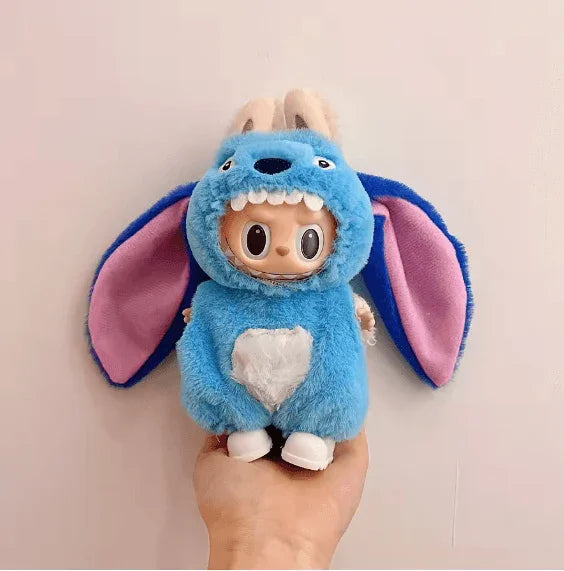Labubu Clothing Popular New Products Fashion Velcro 17cm Doll Cute Doll by ALIEX