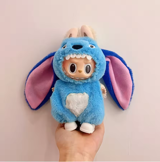 Labubu Clothing Popular New Products Fashion Velcro 17cm Doll Cute GiFTiFY
