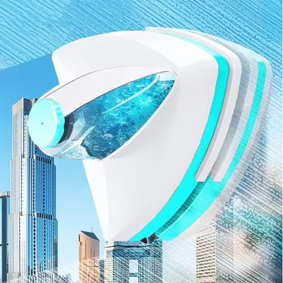 Double Sided Magnet Windows Cleaner Automatic Drainage Wiper
