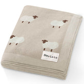 Whimsy Collection - Luxury 100% Cotton Knit Swaddle Baby Blanket - GiFTiFY