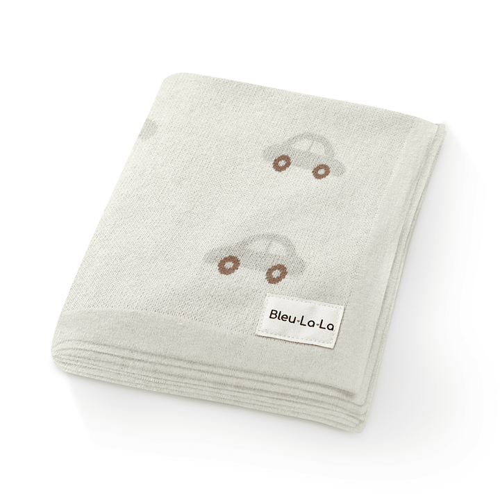 100% Cotton Luxury Knit Car Swaddle Blanket - GiFTiFY