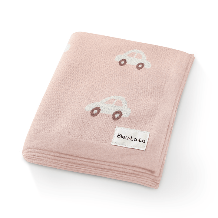 100% Cotton Luxury Knit Car Swaddle Blanket - GiFTiFY