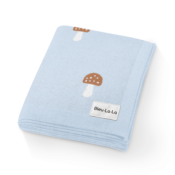 Whimsy Collection - Luxury 100% Cotton Knit Swaddle Baby Blanket - GiFTiFY