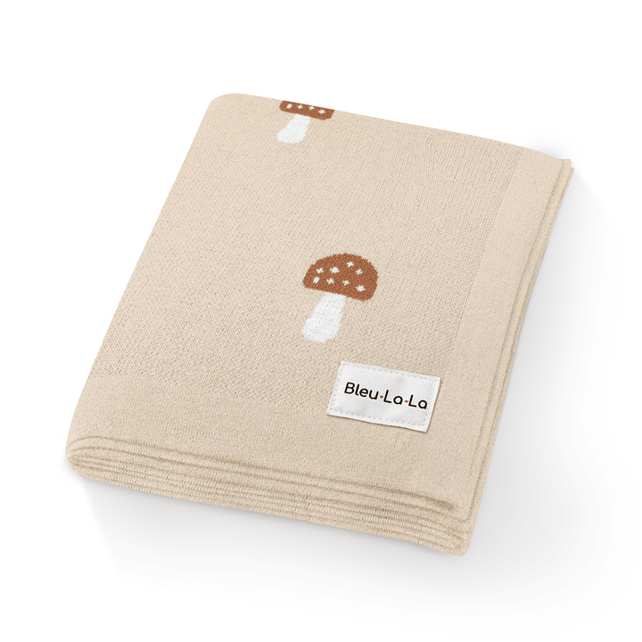 Whimsy Collection - Luxury 100% Cotton Knit Swaddle Baby Blanket - GiFTiFY