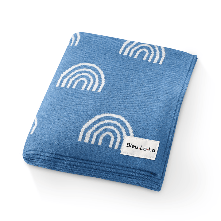 Rainbow Knit Swaddle Blankets - GiFTiFY