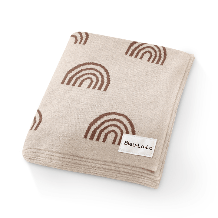 Rainbow Knit Swaddle Blankets - GiFTiFY