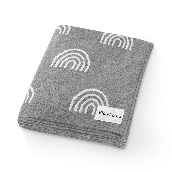 Rainbow Knit Swaddle Blankets - GiFTiFY