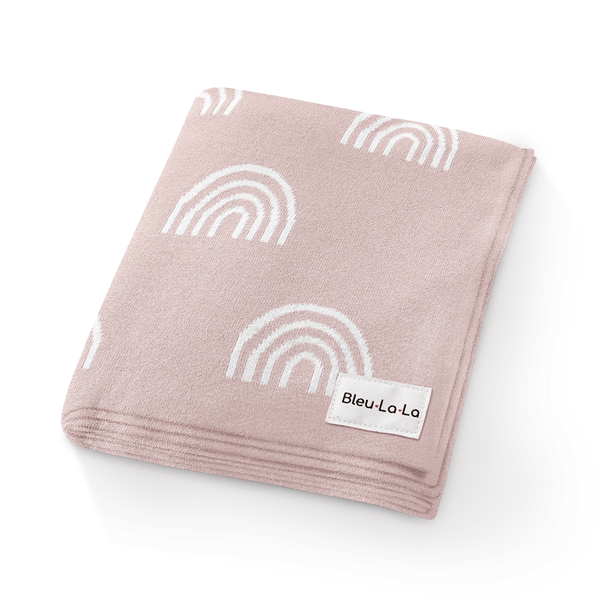 Rainbow Knit Swaddle Blankets - GiFTiFY