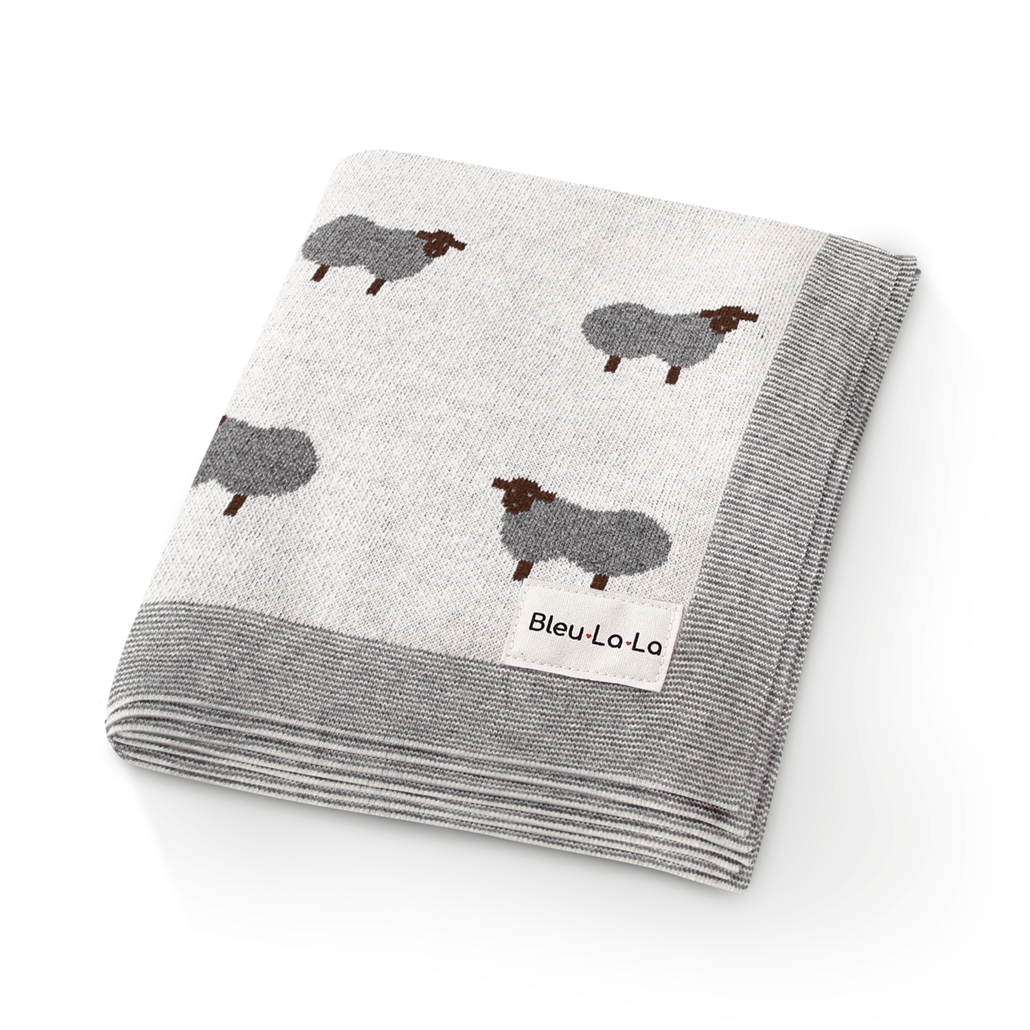 Whimsy Collection - Luxury 100% Cotton Knit Swaddle Baby Blanket - GiFTiFY