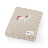 Whimsy Collection - Luxury 100% Cotton Knit Swaddle Baby Blanket - GiFTiFY