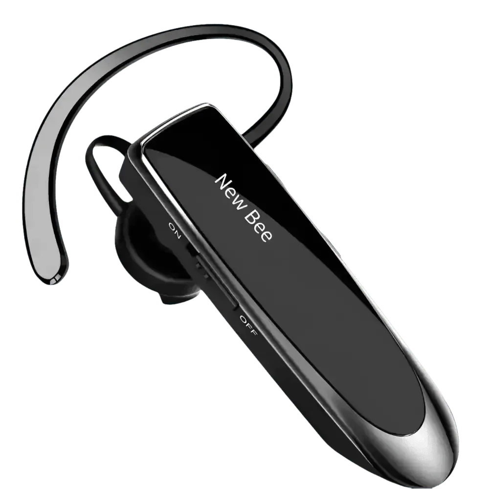 Noellie Bluetooth Earpiece Black Ultra-Long Battery Cell Phones & Accessories > Cell Phone Accessories > Headsets by New Bee Factory Store
