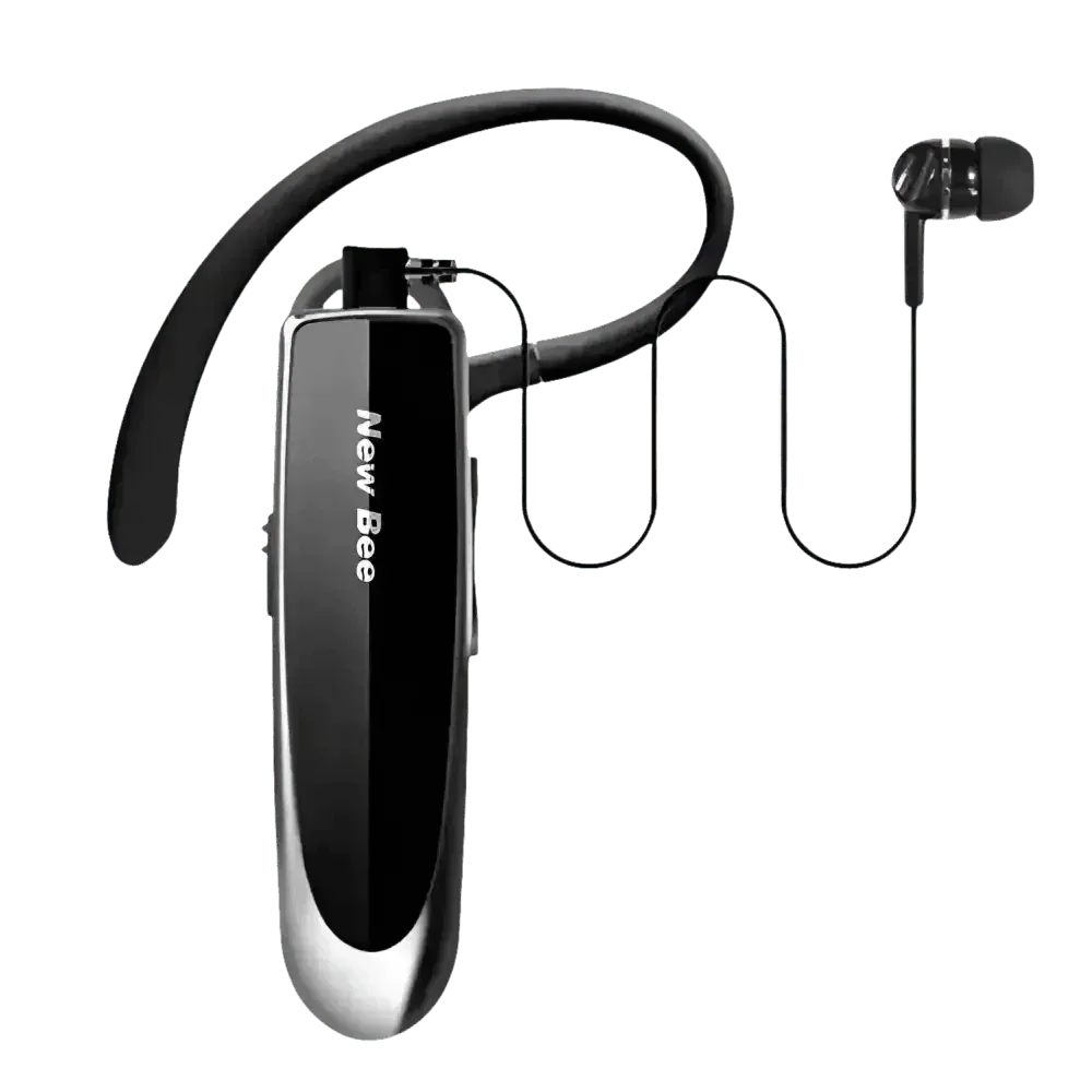 Noellie Bluetooth Earpiece Black Ultra-Long Battery Cell Phones & Accessories > Cell Phone Accessories > Headsets by New Bee Factory Store
